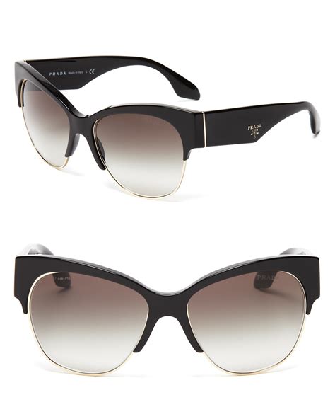 prada cat eye sunglasses macy& 39|59mm cat eye sunglasses Prada.